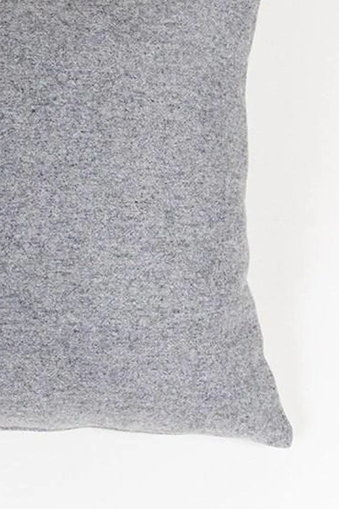 Recycled Wool Pillows & Floor Cushions "Clyde" - Grey
