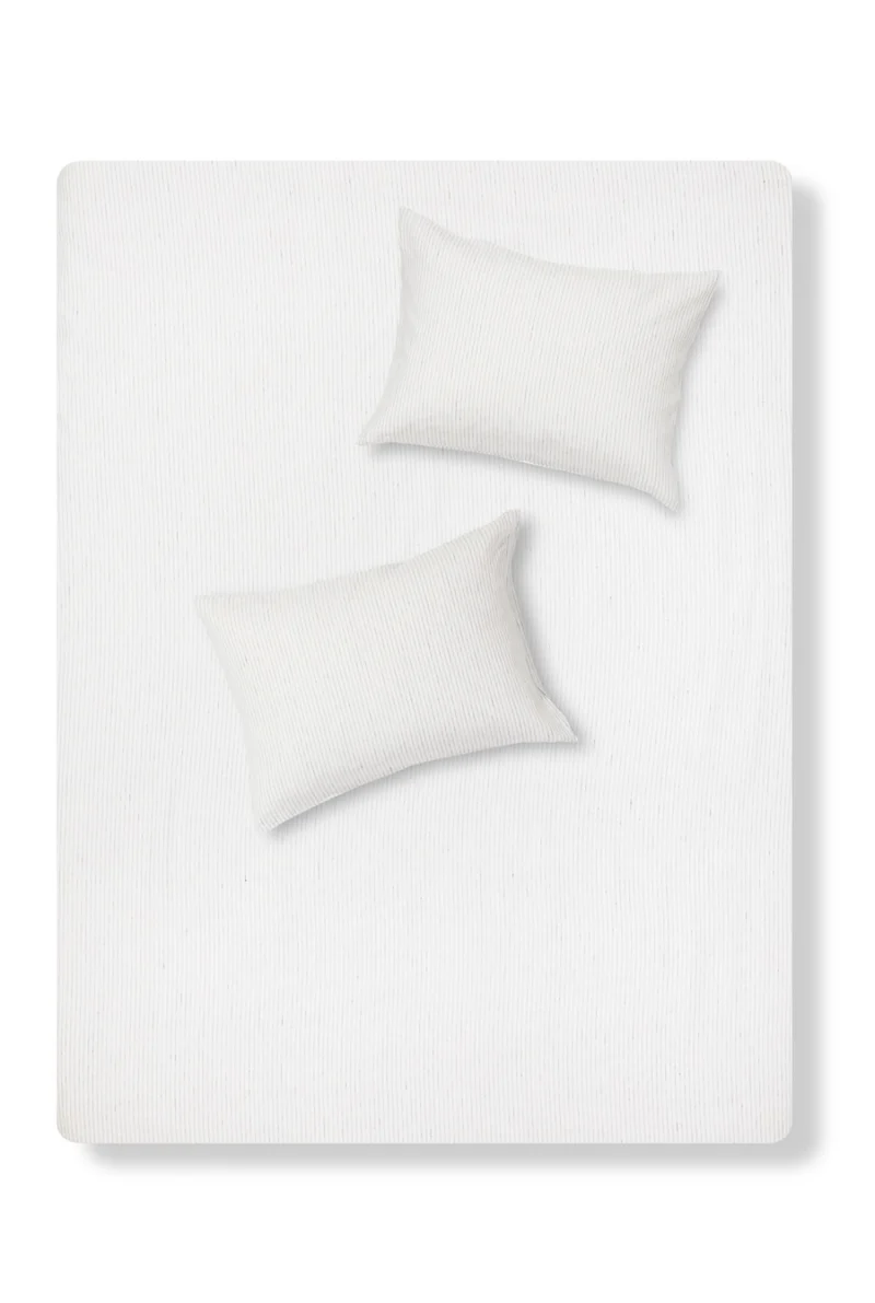 Linen Cotton Bedding "Casa Mare" in Rimini Stripe