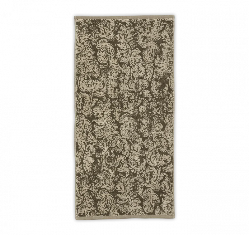Badvorleger mit Leinen "Friuli Terra" 65 x 120 cm