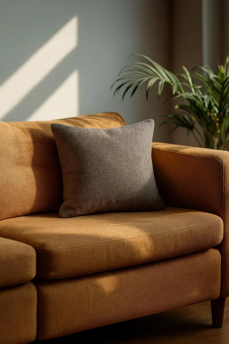 Twisted Cushion "Zuyo" - Rich Grey