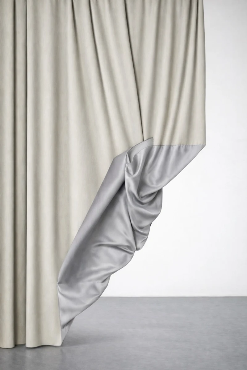 Blackout Curtains “Nightfall” in Warm Grey Color