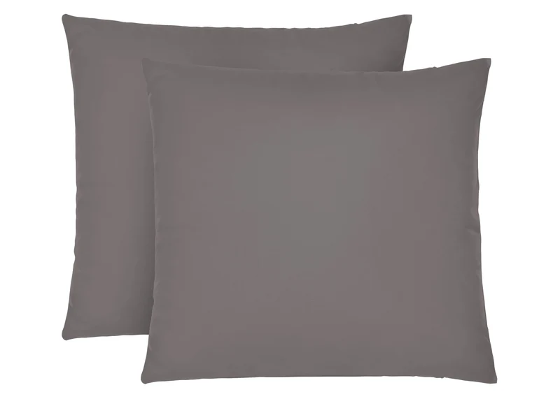 Jersey Kissenbezug 2er Set aus 100 % Baumwolle | Elastisch und weich | 80×80 oder 40×40 cm | Waschbar bei 60 °C