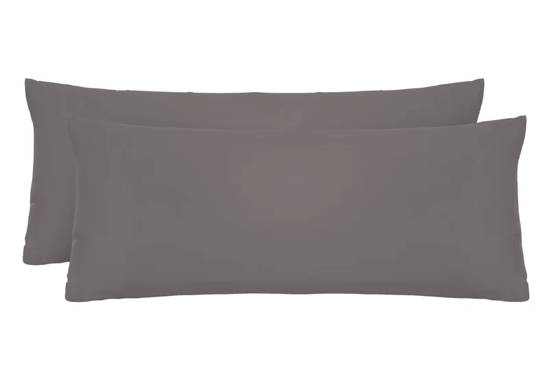Jersey Kissenbezug 2er Set aus 100 % Baumwolle | Elastisch und weich | 80×80 oder 40×40 cm | Waschbar bei 60 °C