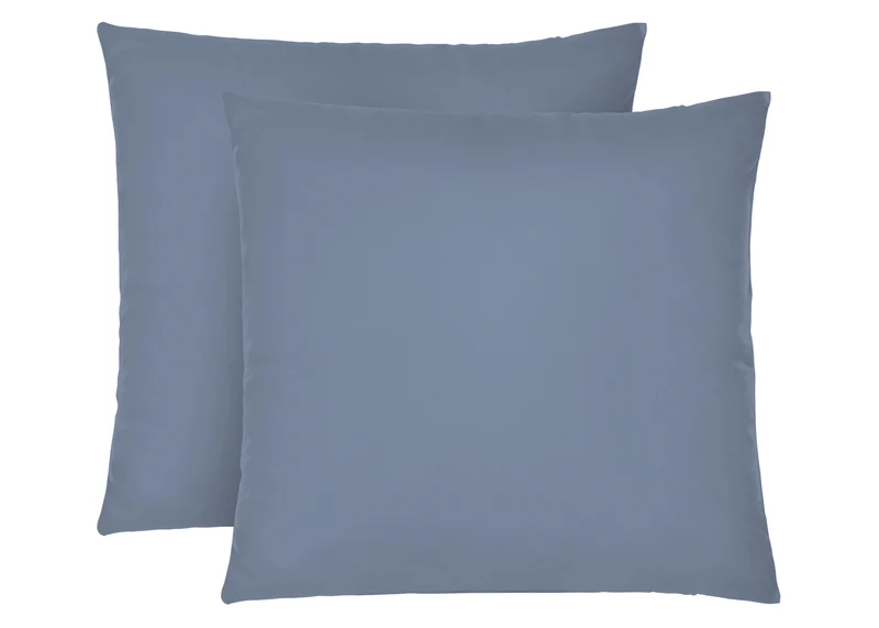Jersey Kissenbezug 2er Set aus 100 % Baumwolle | Elastisch und weich | 80×80 oder 40×40 cm | Waschbar bei 60 °C