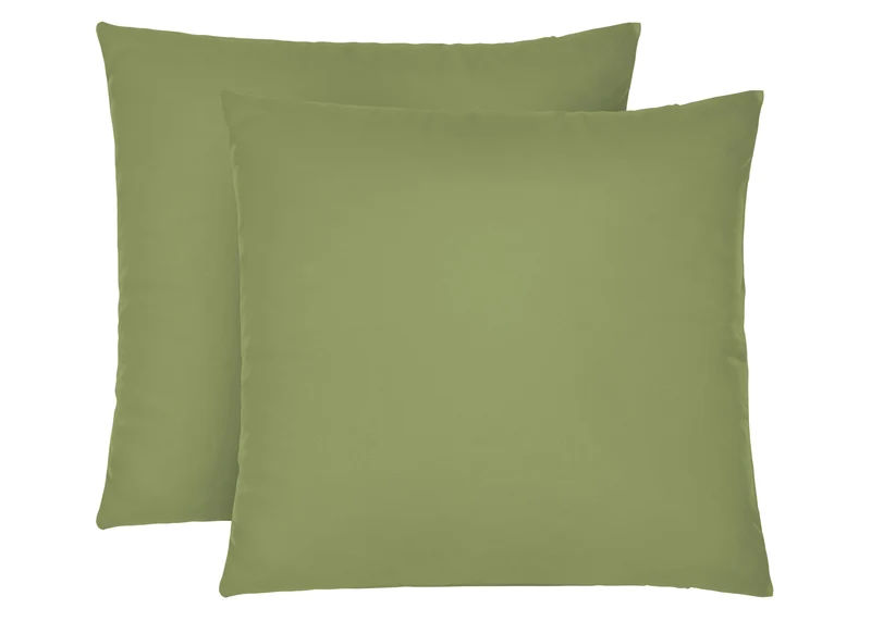 Jersey Kissenbezug 2er Set aus 100 % Baumwolle | Elastisch und weich | 80×80 oder 40×40 cm | Waschbar bei 60 °C