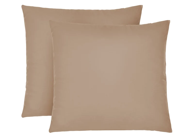 Jersey Kissenbezug 2er Set aus 100 % Baumwolle | Elastisch und weich | 80×80 oder 40×40 cm | Waschbar bei 60 °C