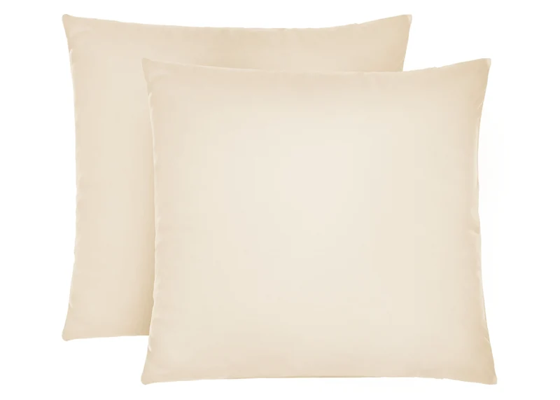 Jersey Kissenbezug 2er Set aus 100 % Baumwolle | Elastisch und weich | 80×80 oder 40×40 cm | Waschbar bei 60 °C