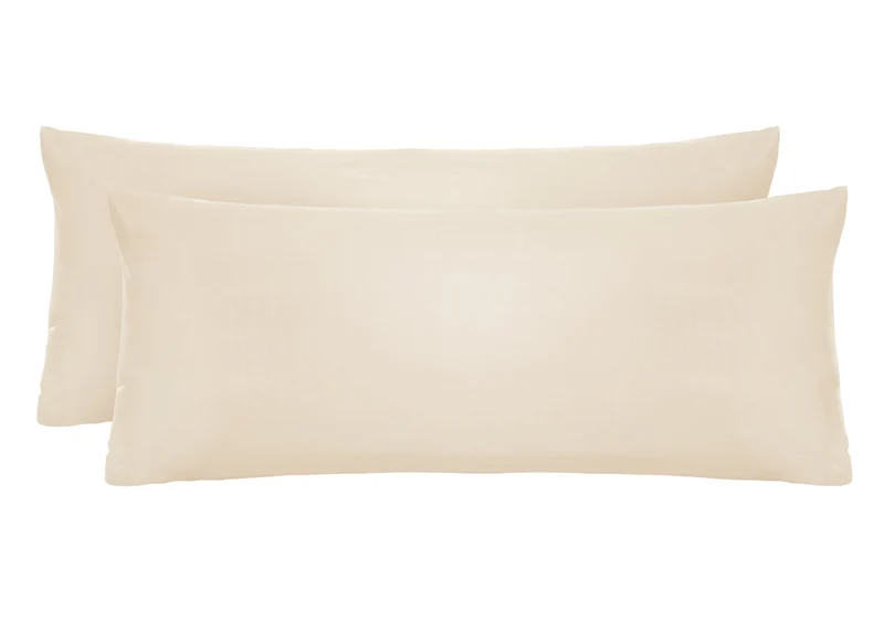 Jersey Kissenbezug 2er Set aus 100 % Baumwolle | Elastisch und weich | 80×80 oder 40×40 cm | Waschbar bei 60 °C