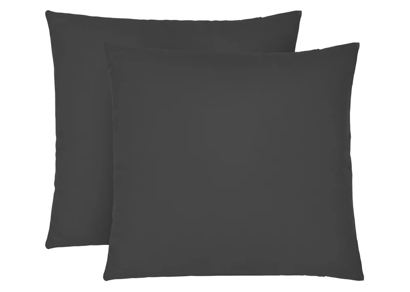 Jersey Kissenbezug 2er Set aus 100 % Baumwolle | Elastisch und weich | 80×80 oder 40×40 cm | Waschbar bei 60 °C