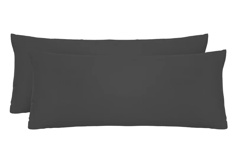 Jersey Kissenbezug 2er Set aus 100 % Baumwolle | Elastisch und weich | 80×80 oder 40×40 cm | Waschbar bei 60 °C