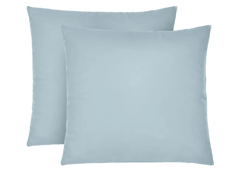 Jersey Kissenbezug 2er Set aus 100 % Baumwolle | Elastisch und weich | 80×80 oder 40×40 cm | Waschbar bei 60 °C