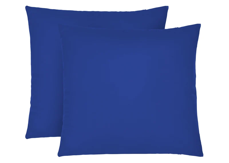 Jersey Kissenbezug 2er Set aus 100 % Baumwolle | Elastisch und weich | 80×80 oder 40×40 cm | Waschbar bei 60 °C