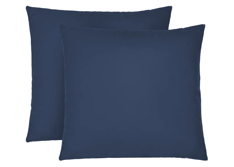 Jersey Kissenbezug 2er Set aus 100 % Baumwolle | Elastisch und weich | 80×80 oder 40×40 cm | Waschbar bei 60 °C