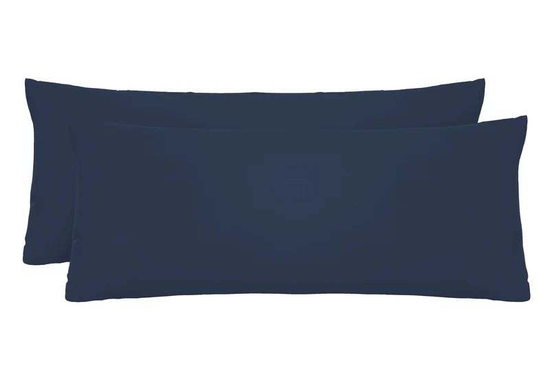 Jersey Kissenbezug 2er Set aus 100 % Baumwolle | Elastisch und weich | 80×80 oder 40×40 cm | Waschbar bei 60 °C