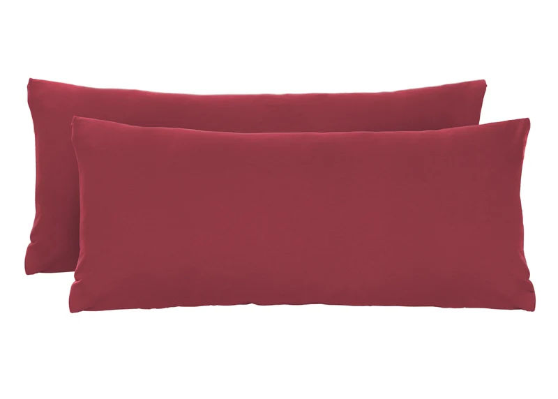 Jersey Kissenbezug 2er Set aus 100 % Baumwolle | Elastisch und weich | 80×80 oder 40×40 cm | Waschbar bei 60 °C