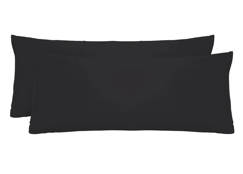Jersey Kissenbezug 2er Set aus 100 % Baumwolle | Elastisch und weich | 80×80 oder 40×40 cm | Waschbar bei 60 °C