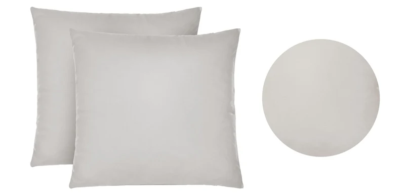 Jersey Kissenbezug 2er Set aus 100 % Baumwolle | Elastisch und weich | 80×80 oder 40×40 cm | Waschbar bei 60 °C