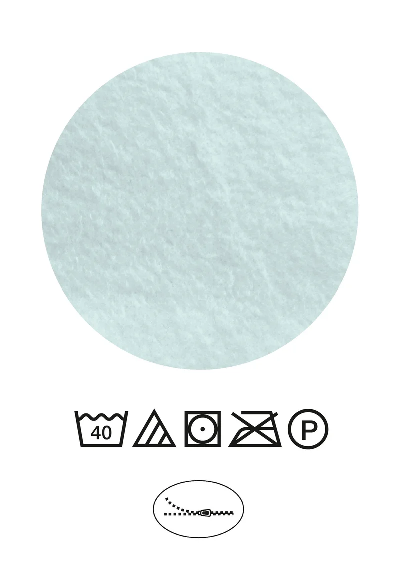 Nicki Bettwäsche Taubenblau | Samtig weiche Oberfläche und wärmendes Gefühl | 135×200 oder 155×220 cm mit Kissenbezug