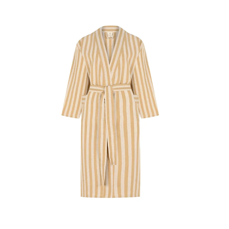 Kimono "Striped Mustard"