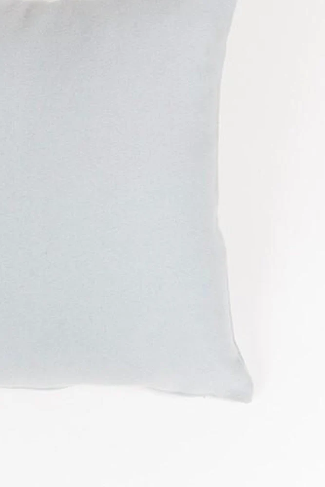 Recycled Wool Pillows & Floor Cushions "Bonnie" - Light Blue