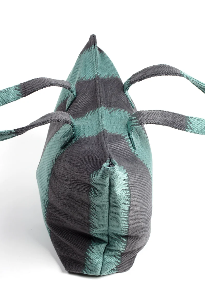 Beach Bag One Love in Charcoal & Petrol