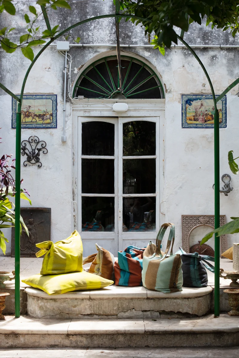 Beach Bag One Love in Green Tea & Olive