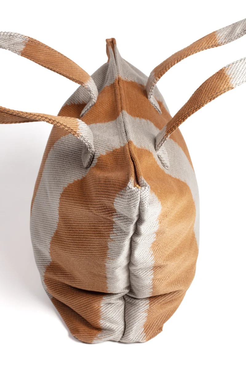 Beach Bag One Love in Taupe & Bronze