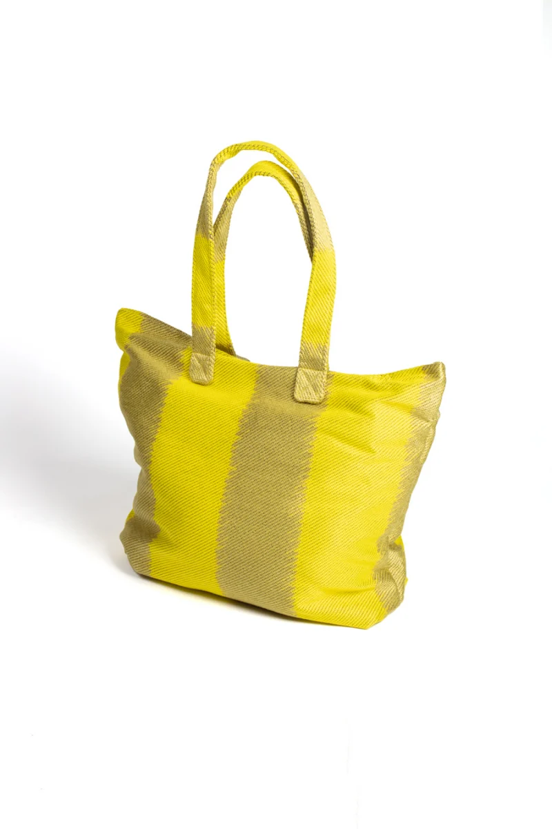 Beach Bag One Love in Pistachio & Yellow