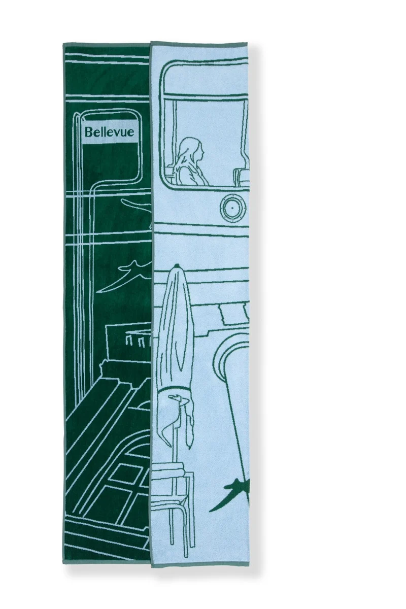 Beach Towel “Bellevue” by Jade Comiskey - NZZ Bellevue x ZigZagZurich