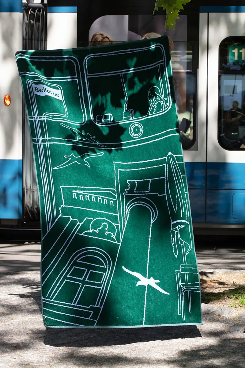 Beach Towel “Bellevue” by Jade Comiskey - NZZ Bellevue x ZigZagZurich