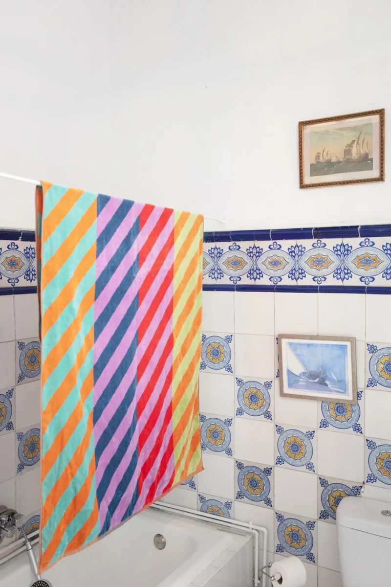 Beach Towel “Hacienda” by Michele Rondelli - XL 100% Cotton