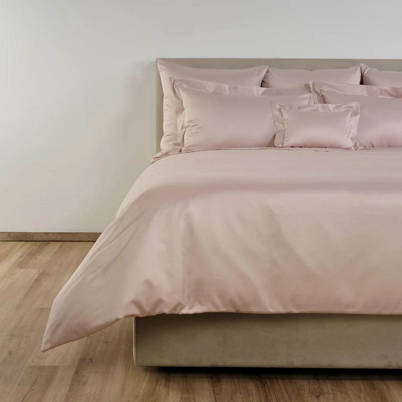 Satin Bettwäsche 700TC "Secret" - Nuage Rose