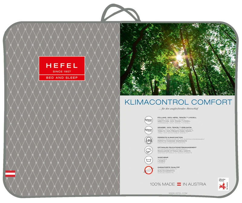 Tencel Bettdecke "Klimacontrol Comfort extra leicht"