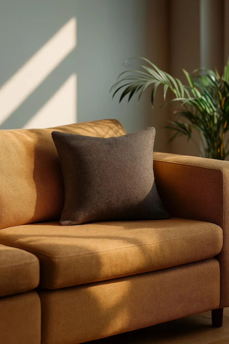 Structure Cushion "Genki" - Taupe