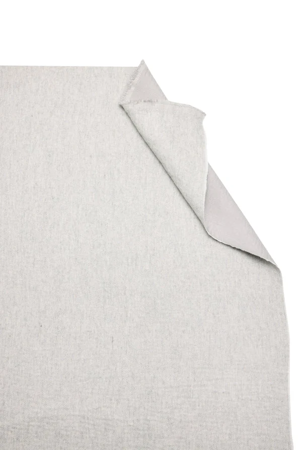 Eco Cashmere Bed Runner in Light Grey