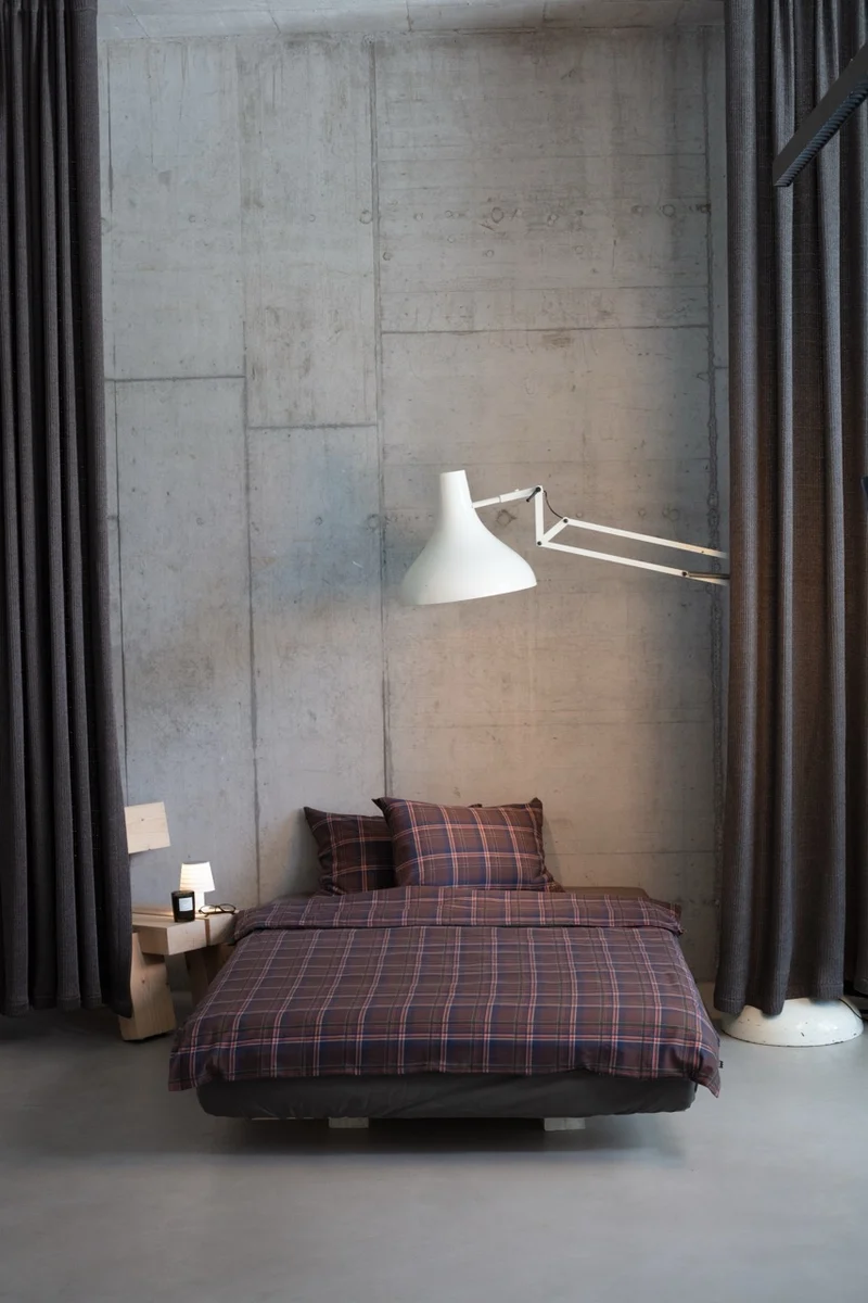 Glen Lodge 'Maloja Check' Yarn-Dyed Cotton Bedding