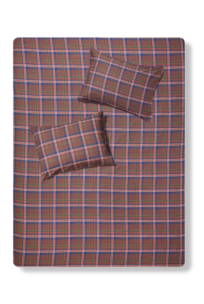 Glen Lodge 'Maloja Check' Yarn-Dyed Cotton Bedding