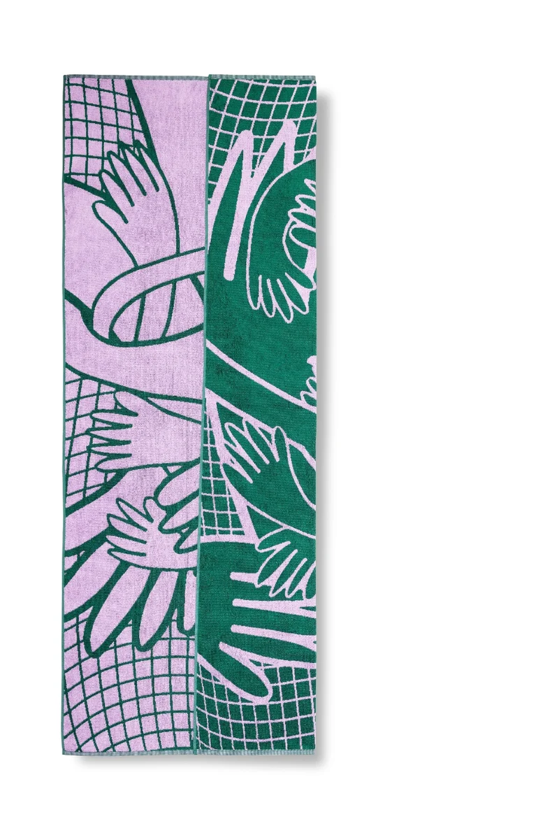 Beach Towel “Gentle Touch” by Sebastian Marbacher - XL 100% Cotton