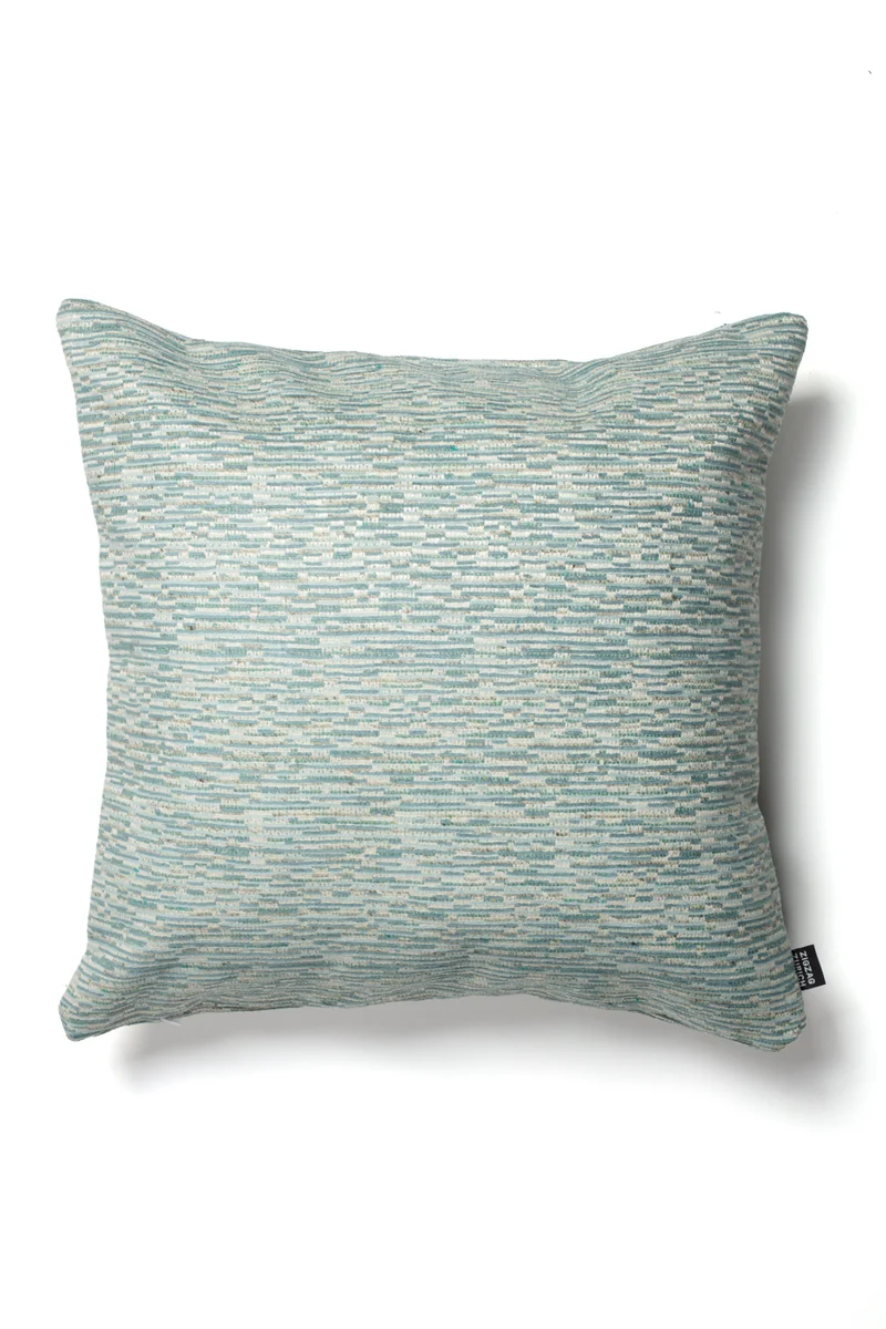 Chenille Cushion "Fossil" - Jade