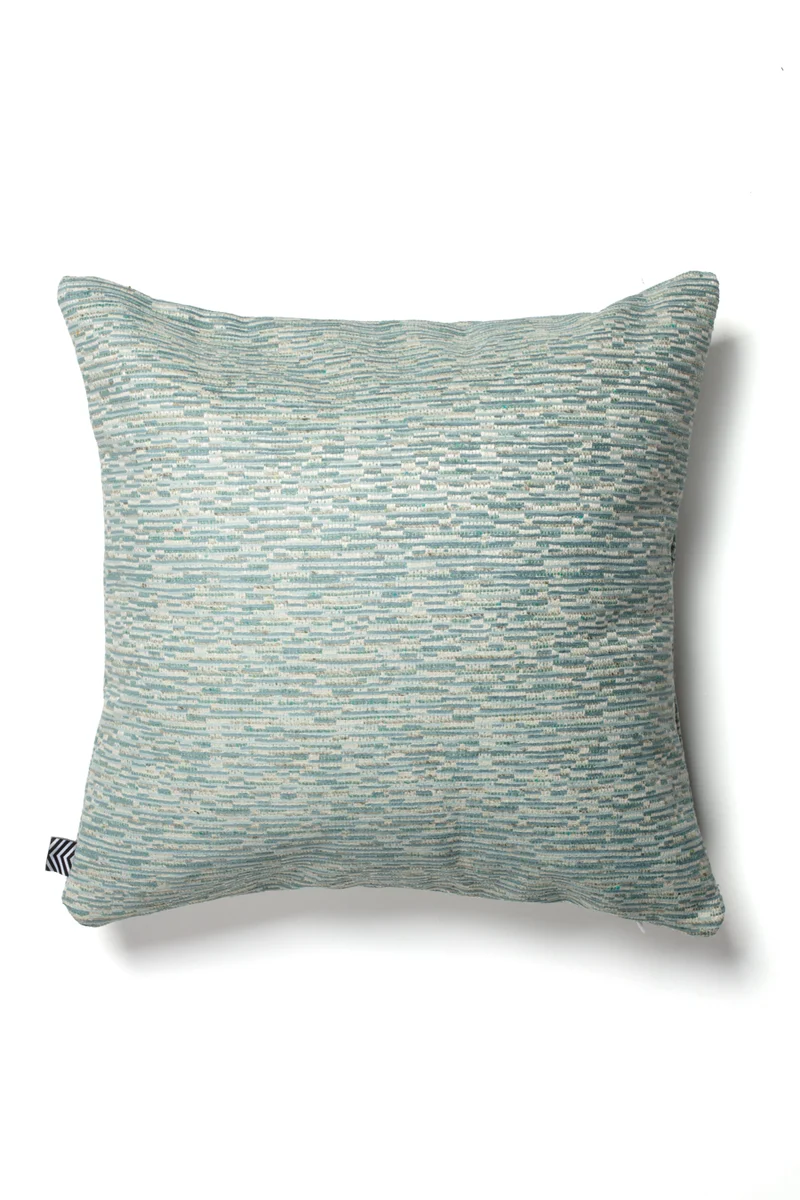 Chenille Cushion "Fossil" - Jade