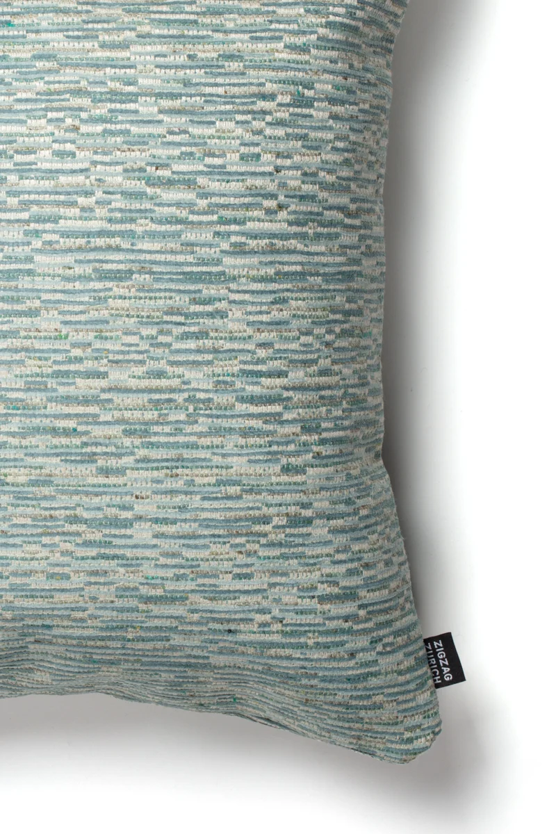Chenille Cushion "Fossil" - Jade