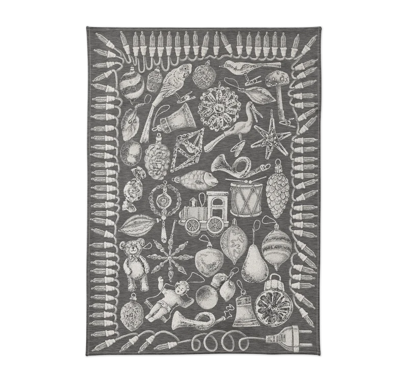 Küchentuch Halbleinen "Ornaments" 9 Farben