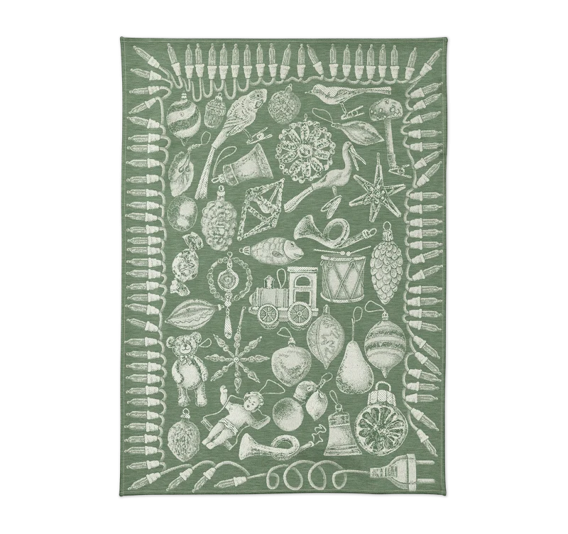 Küchentuch Halbleinen "Ornaments" 9 Farben