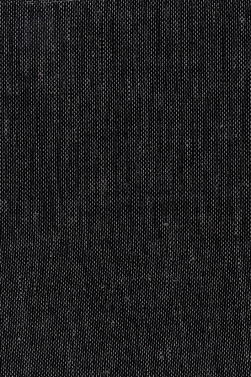 Wool & Linen Curtains "Lana Lino" in Black Color