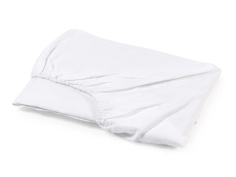 Leinen Spannbettlaken für hohe Matratzen "Classics Geneva White"