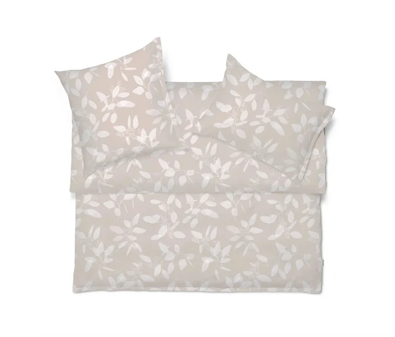 Satin Bettwäsche Organic Cotton "Omeo Beige"