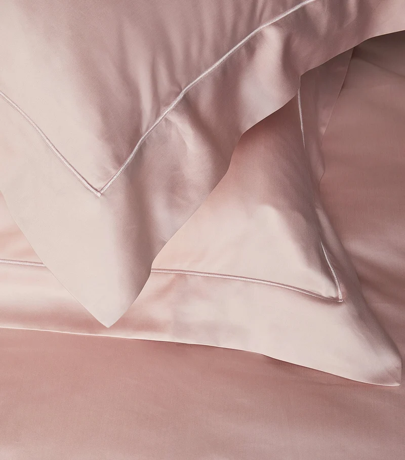 Satin Bettwäsche Giza Cotton "Bourdon Nuage Rose"