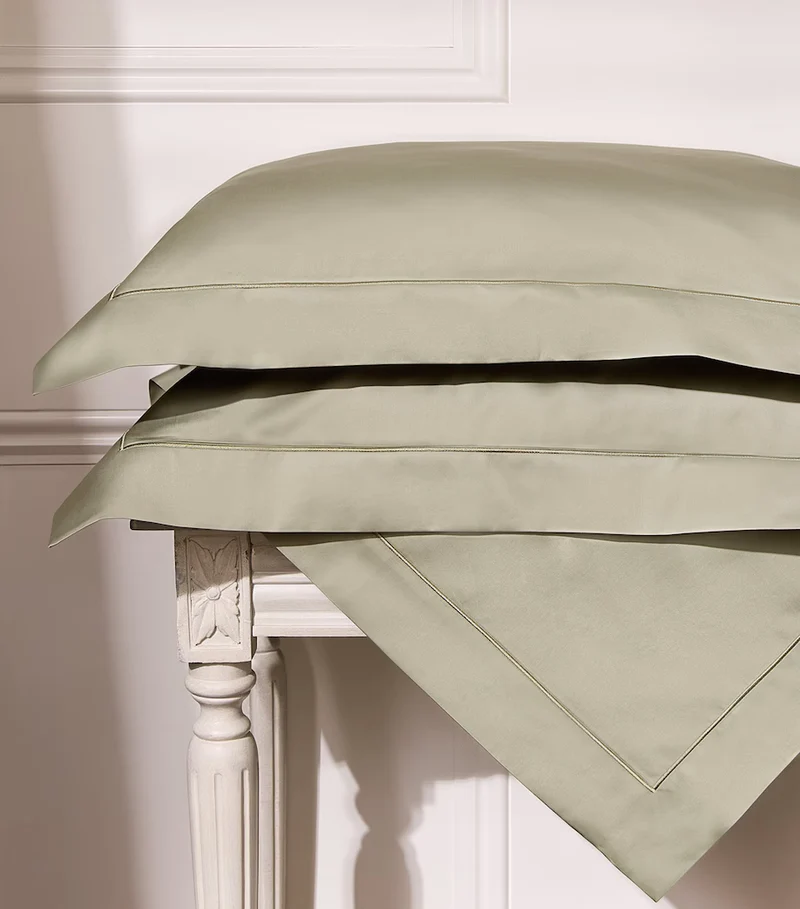 Satin Bettwäsche Giza Cotton "Bourdon" Laurel"