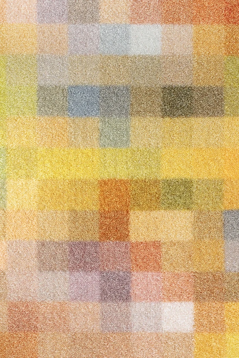 "Meadow Pixel" Artist Rug by Michele Rondelli