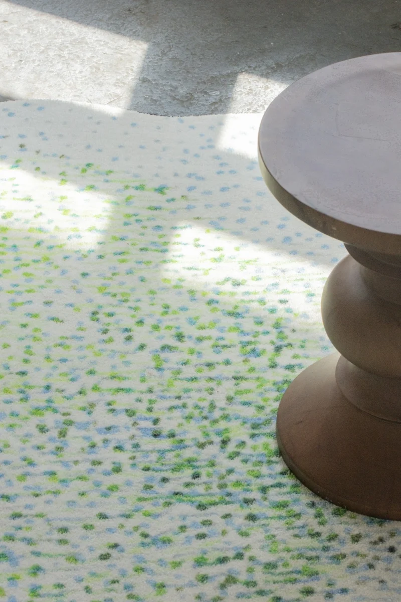 "Nuée" Artist Rug by Roland Schär